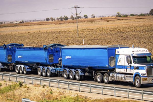 Road train freight
